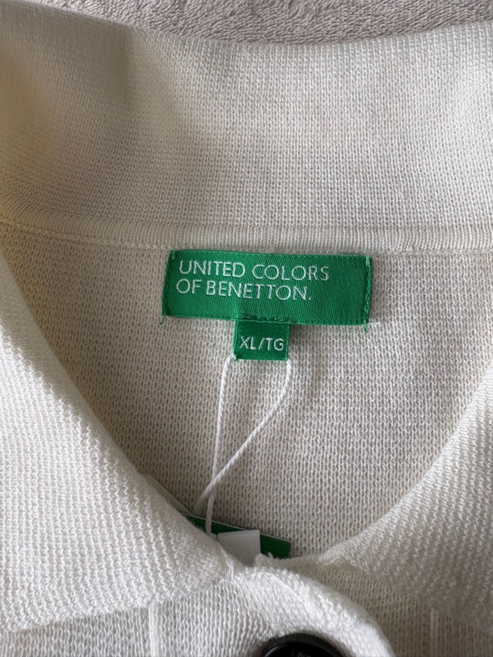 United Colors of Benetton Striped Milano Button-Front Cardigan XL NEW NWT - Picture 5 of 8